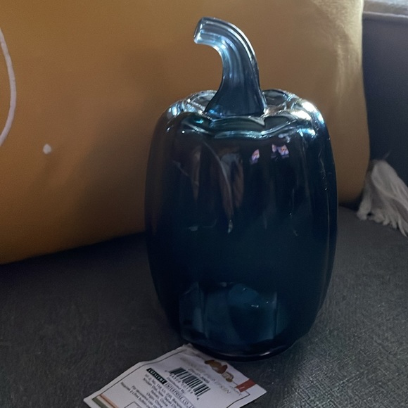 Target 🎯 Bullseye Playground Blue Glass lit Pumpkin - Picture 3 of 11